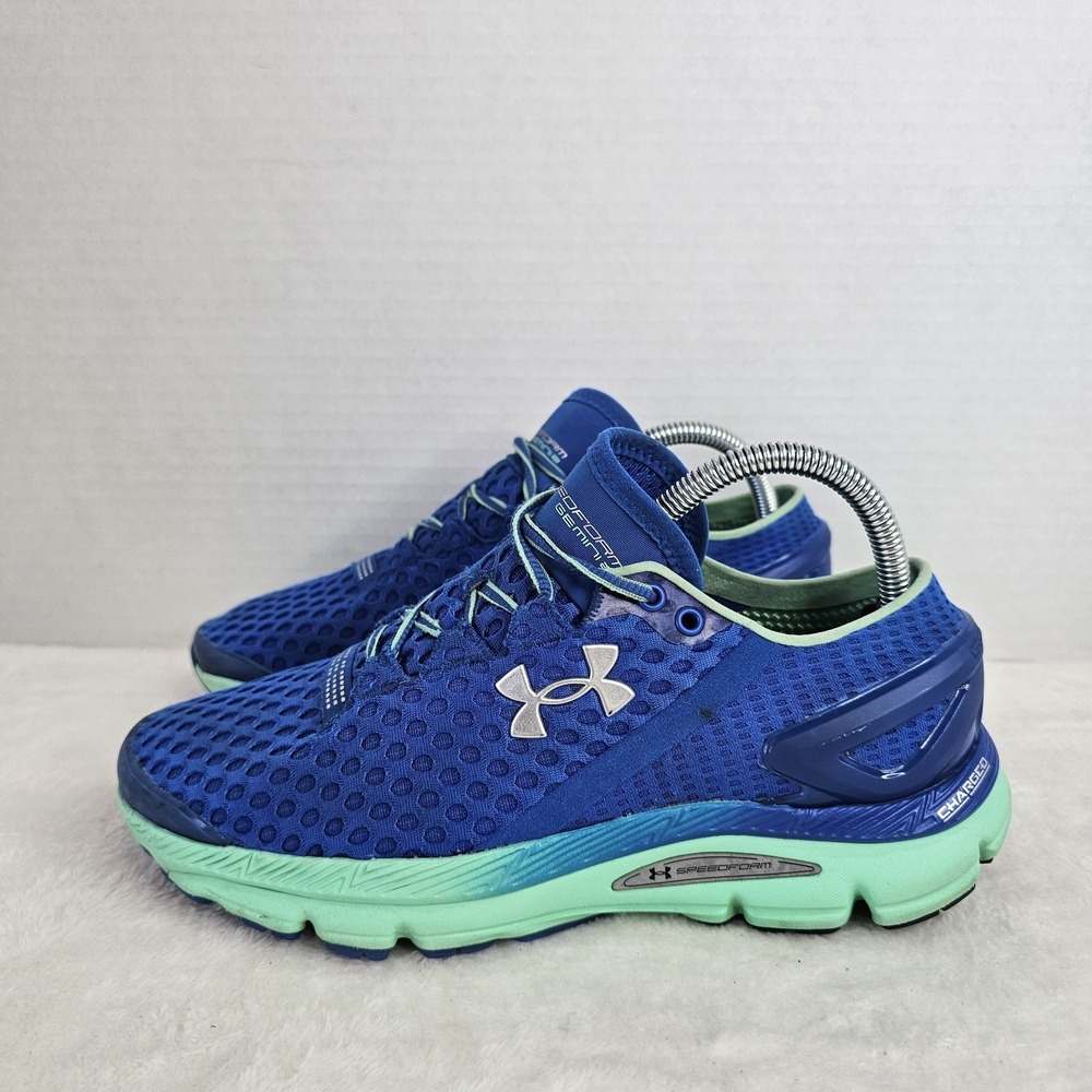 Under Armour SpeedForm Gemini Womens Running Shoes Size US 9 Blue/Teal Sneakers